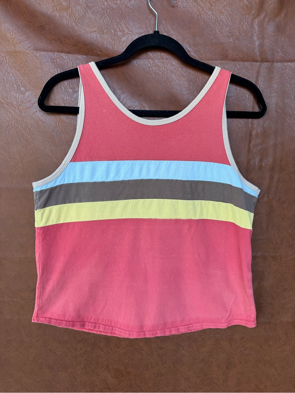 Patagonia Great Pacific Iron Works Tank Top Men’s S Cropped Colorblock Surf - Picture 3 of 5